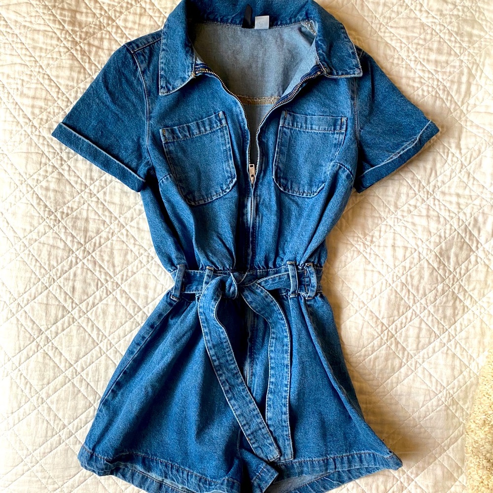 H&M Denim Romper